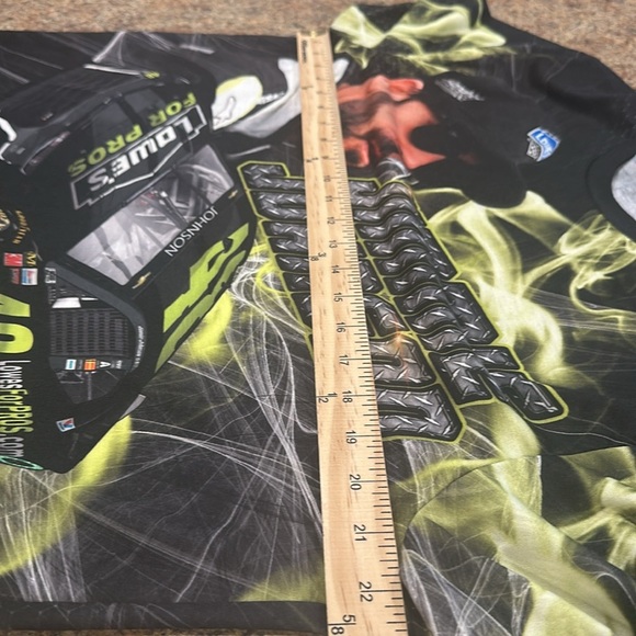 Hendrick Jimmie Johnson Shirt Mens Size Large Black  48 NASCAR Short Sleeve - Picture 8 of 9